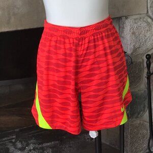 'Nike' Dri-fit Neon Red/Orange Shorts - Size Large